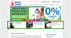 Desktop Screenshot of keyserenergy.com